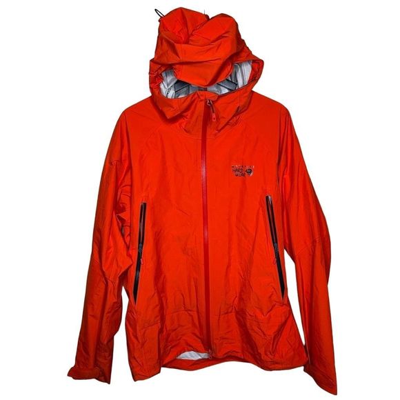 Mountain Hardwear Quasar Lite Rain Jacket Mens Large - Picture 1 of 5